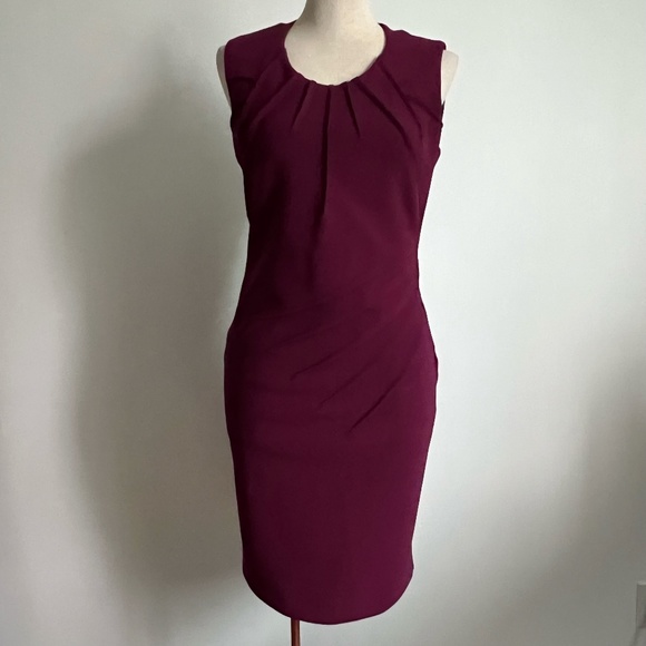 le chateau Dresses & Skirts - Le Chateau - Burgundy  Bodycon Midi Dress
